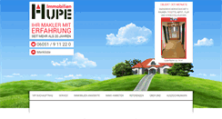 Desktop Screenshot of immobilien-hupe.de